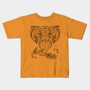 Indian elephant head Kids T-Shirt